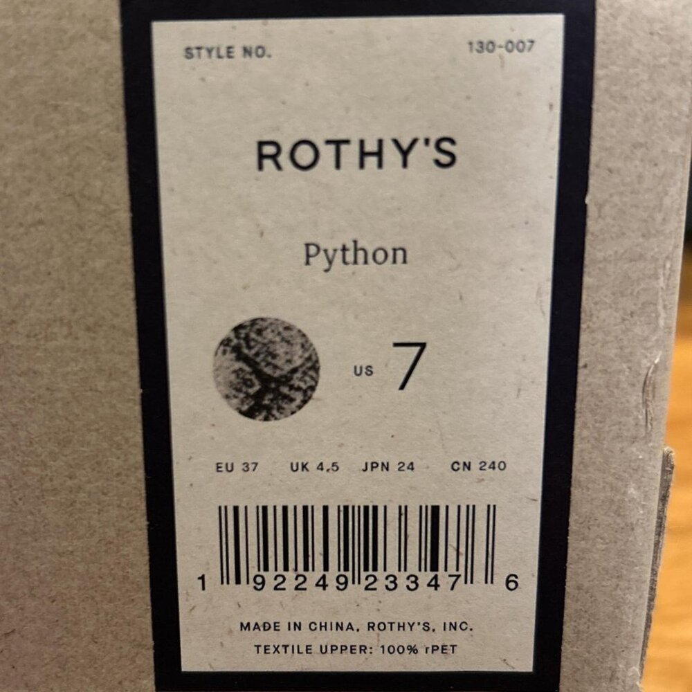 Brand New Rothy's Python Flats - image 5